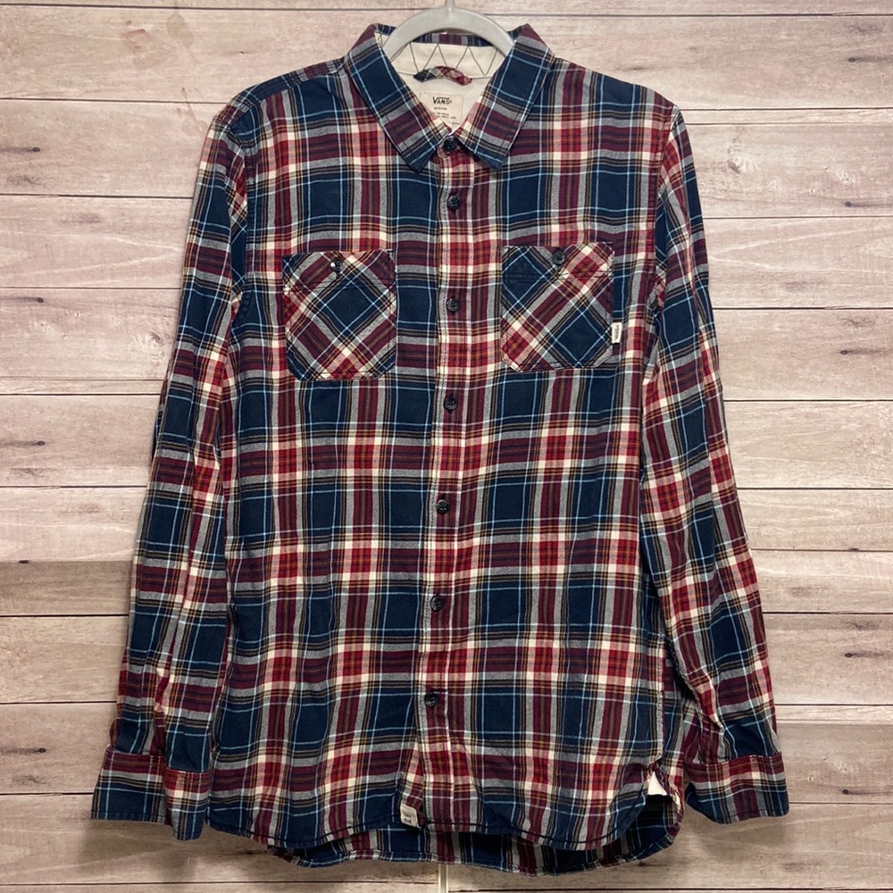 Vans Plaid Flannel Button-up Shirt